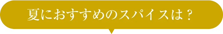 夏におすすめのスパイスは？